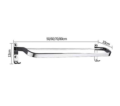 Porte-serviettes moderne à double barre en acier inoxydable - 3