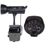 CowboyStudio Mettle 300 Watt Photo Lighting Mono Master Strobe Lithium Battery Flash Light For Outdoor & Indoor