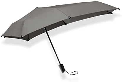 Senz° Mini Automatic Windproof Umbrella, 91 x 91 cm - Silk Grey