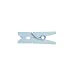 LWR Crafts Wooden Mini Clothespins 100 Per Pack 1" 2.5cm (Light Blue)