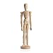 HSOMiD 12'' Artists Wooden Manikin Jointed Mannequin Perfect for Home Decoration / Drawing The Human Figure (A)