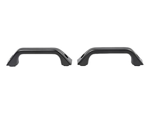 Boruien Interior Moulding For Ford F150 2015-2020 Rear Seat Grab Handle Bar Decoration Cover Trim (Black) #TOP4