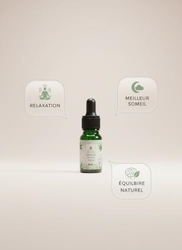 Huile de CBD PURE 20% Pressée à Froid | Huile 100% vegetale | Formule Premium Fabriquée en France | Sommeil Puissant | cdb Hemp Oil herbe puff hhc 10ml – Image 3