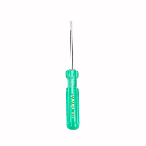 Image of TAPARIA, 5 PC SET, 2 X FLAT SCREWDRIVER, 1 X NEON TESTER, 1 X PHILLIPS & 1 X INSULATED SCREWDRIVER, (P3 860 60, 933, 911, 823 I, 814). Used For Industrial Application,Electricals, And Home Use, Green