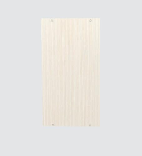 Image of SPECIALITY PANELS Aluminium Black Profile 2 Door Wall Cabinet | Fluted Glass Handless Shutters | Wall Mounted Kitchen Storage Cupboard | Space Saving Multipurpose Storage Unit | DIY Assembly