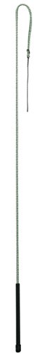 Weaver Leather Livestock Whip with Rubber Handle Green/White 50
