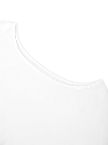 LovelyWholesale Womens Off The Shoulder Tops Tie Front Cropped Sexy Long Sleeve Shirts4