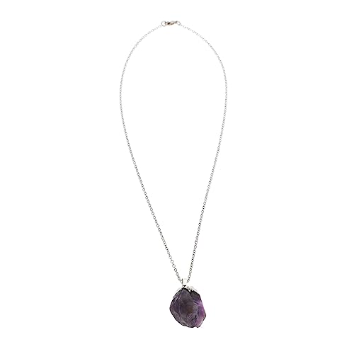 Collier Améthyste Irregulier Healvian : 3 bijoux fantaisie élégants pour femmes