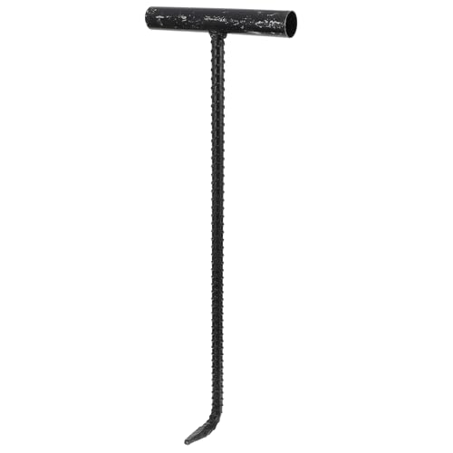 Operitacx Rotolo Gancio a t Bene Sollevatore Di Copertura Tirare Il Gancio Aperto Della Molla Del Coperchio Del Tombino T Tirare Il a Molla Tirante Sollevamento Acciaio