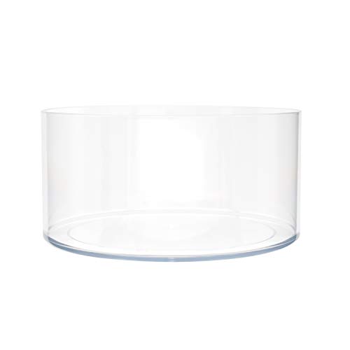 Royal Imports Vase à Fleurs cylindrique en Acrylique, Centre de Table décoratif pour Maison ou Mariage, Plastique incassable, 20,3 x 10,2 cm, Court et Rond,...