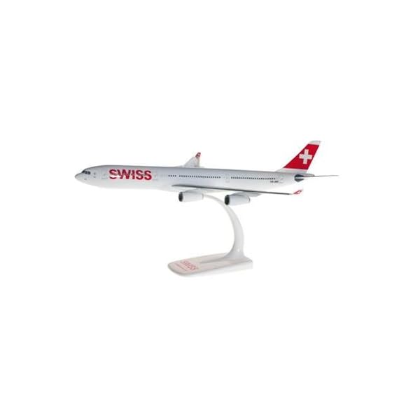 herpa 610117-001 – Airbus A340-300 Swiss Airlines, Flugzeugmodell, Modellsammlung, Bastler, Miniaturmodelle…