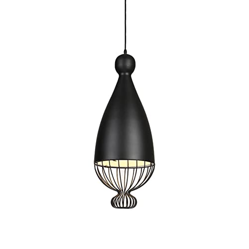Chandelier, LED_VfAvAkX^C̃VfAAVOwbh^y_gvAV[OCgAƖAXgo[݂̑艺CgA߉\A_LED`(Black,30cm)