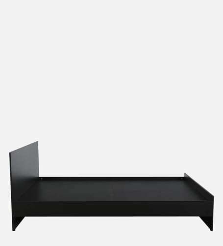 Image of Mintwud Pepperfry Solid Engineered Wood Persia King Size Bed Without Storage | Space Saving Wooden Palang Furniture | Suitable for Living Room, Bedroom, Hotel (Wenge Finish)