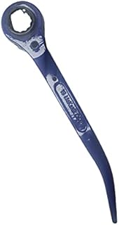 Flat Scaffold Spanner/ Ratchet Podger Spanner/ Steel Erect Spanner Short Tail 21mm Blue Powder Coating Finish