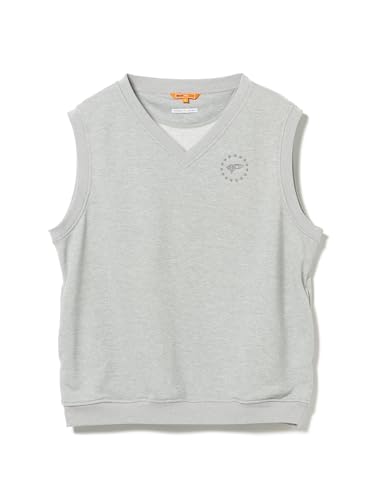 [ビームスゴルフ] ダウンジャケット ベスト 〈MEN〉ORANGE LABEL スターロゴ 裏毛ベスト(吸水速乾・UVカット) メンズ GREY L