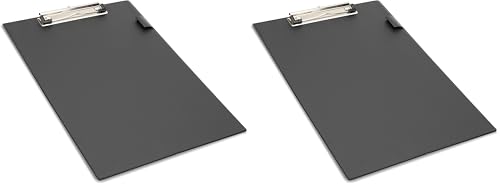 Rapesco VSTCB0B3 Portapapeles Estándar, A4+, Negro (Paquete de 2)