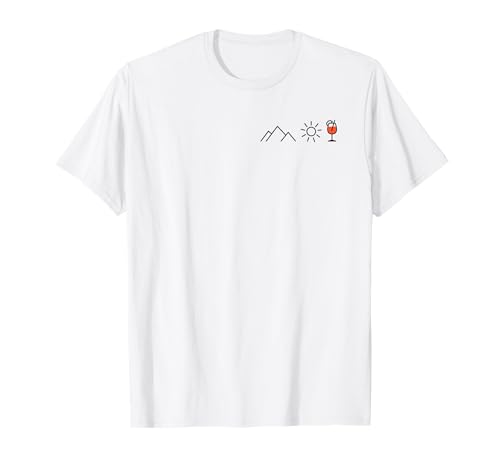 BERGE SONNE SPRITZ X Bergsteiger Wanderer Aperoliker Fun T-Shirt