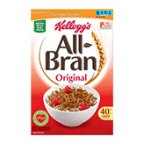 All-bran Cereal Natural Wheat Bran High Fiber 18.3 OZ (Pack of 20)