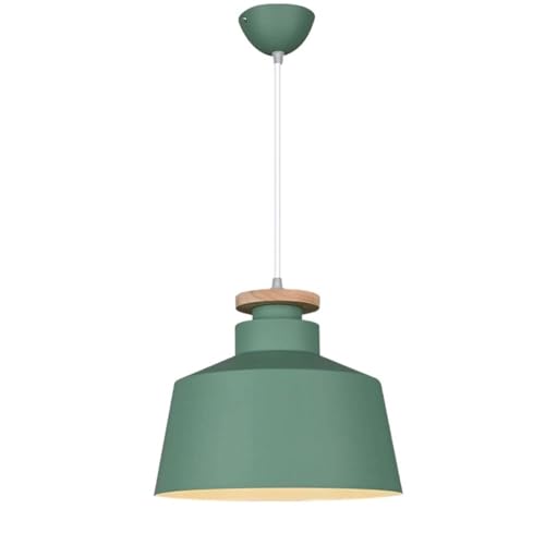 Lampe suspendue gris foncé en métal de style européen pour plafond