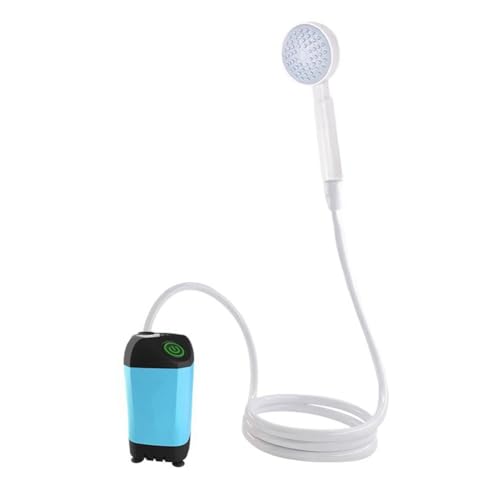 Juqoyue Ducha Eléctrica Sencilla de 4800 MAh con Artefacto de Baño Azul para Dormitorio de Campo Ducha de Casa Rural Velocidad Incontrolable