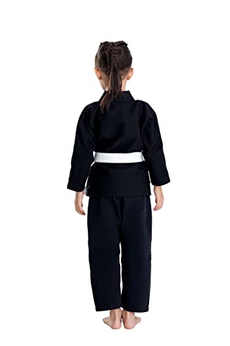 JUST YEARN Kids BJJ GI, Youth IBJJF Children’s Students Brazilian Jiujitsu Gi kimono Pre-washed Fabric Belt Not Included.