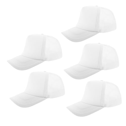 Gorras de sublimación en blanco transpirables BUGUUYO para evitar el calor en pesca y fiestas
