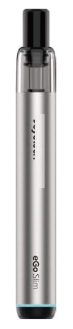 eGo Slim Pod 800mAh 2ml �X�^�[�^�[�L�b�g �d�q�^�o�R �x�C�v VAPE �G�S �X���� �|�b�h (�x�C�v�o���h�Z�b�g) (Silver)