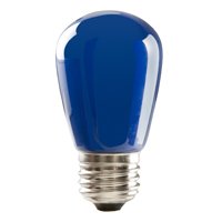Case of 25 Halco 80518 - S14BLU1C LED S14 1 4W Blue Dimmable E26 ProLED Sign Scoreboard Light