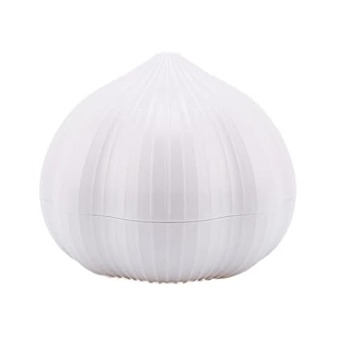 Garlic Press Garlic Crusher, Garlic-shaped Crush Garlic & Ginger, Small Kitchen Utensils Gadgets Manual Easy To Clean Grinding Chopper, Portable Manual Rotary Garlic Press, Garlic Pod Terracotta Cover