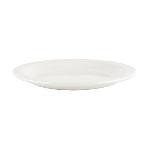 Churchill Super vitrifiée p279 Ware Nova Plaque, Blanc (Lot de 24)