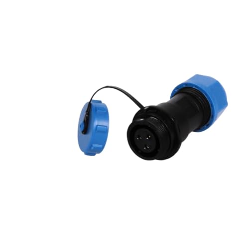 Conector Industrial SP17 con Tuerca Posterior Impermeable miniatura 1