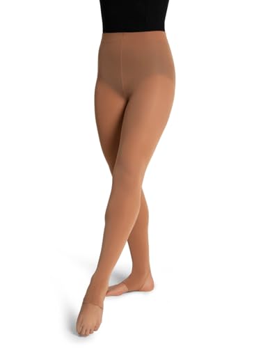 Image of Capezio womens Ultra Soft Self Knit Waistband Stirrup TightTight