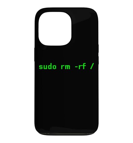 Sudo rm -rf/Funny Linux �V�F�� �v���O���~���O �R�[�f�B���O �R�[�_�[ ����� �X�}�z�P�[�X iPhone 13 Pro �p