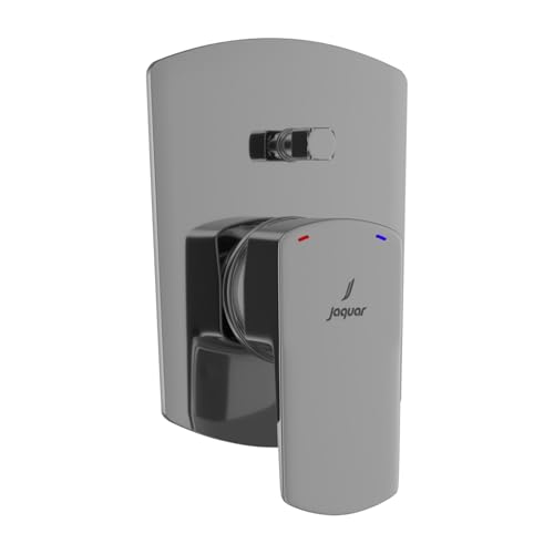 Image of Jaquar Single Lever Exposed Parts Kit for Hi-Flow Diverter | Durable Bathroom Fitting with Stylish Finish | Easy Installation & Long-Lasting Performance - Chrome