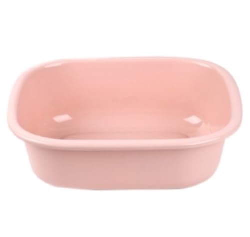 Cubeta Plástica Rectangular para Baño de Pies Rosa miniatura 1