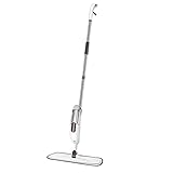 Ergonomisches Design: Das ergonomische Design des Griffs des Bodenwischers und der haltbaren Aluminiumstange bieten Ihnen den besten Komfort beim Halten und Handhaben des Sprühmopps. Drücken Sie einfach mit einer Hand auf den Abzug, und Sie können aufstehen und den Boden reinigen, ohne sich bücken zu müssen. Auch Kinder und schwangere Frauen können diesen Spray Mop problemlos verwenden.
