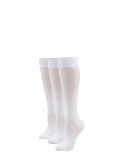 Image of HUE Women's Soft Opaque Knee High Socks for Women (Pack of 3)