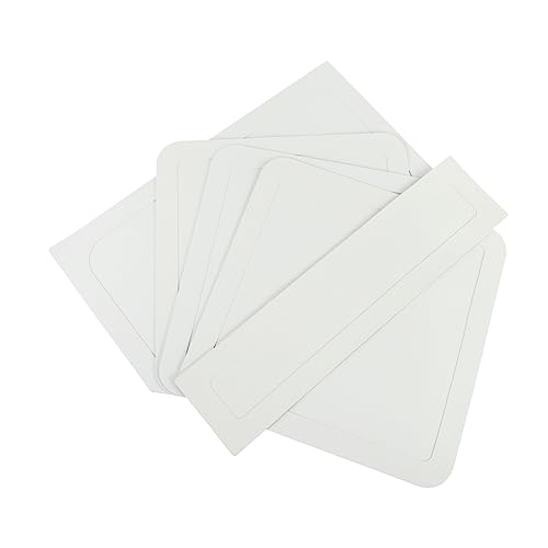 Gogogmee 5pcs Baseball Base Non- Rubber Home Plates for Easy Setup Bases for Kickball Softball and Baseball Practice Portable and Weather Resistant Mat