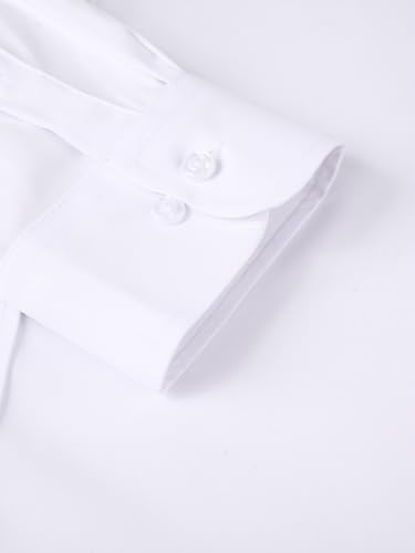 Dress Shirts for Men's Long Sleeve Button Down Shirt Slim Fit Business Formal Stretch Shirt4