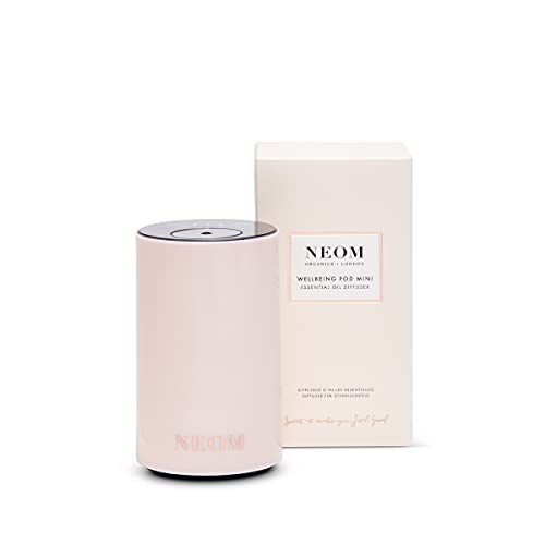 NEOM – Portable Wellbeing Pod Mini Essential Oil Diffuser Nude | Rechargeable USB & Waterless | Aromatherapy Oil Diffuser for Small Spaces…