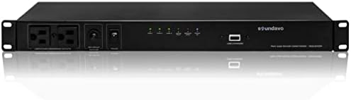 PMX-1100 Power Conditioner/Surge Sequencer 10 Protected Outlets and 3 Zones 15A with USB Charger image 4