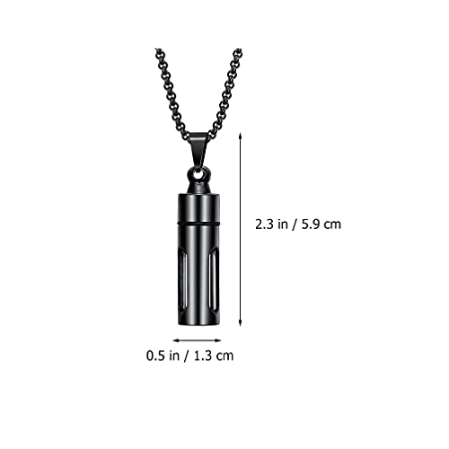 Generic Stainless Steel Diffuser Necklace Essential Oil Container Pendant Necklace Aromatherapy Pendant Necklace Perfume Locket Necklace #TOP3