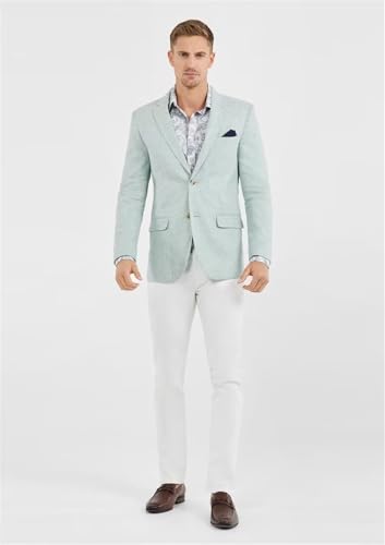 Mens Linen Blazer Lightweight 2 Button Casual Jacket for Men Summer Sport Coats & Blazers4