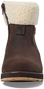 Kamik Women's Ariel F Zip Ankle Boot, Dark Brown, 8 | Image 1
