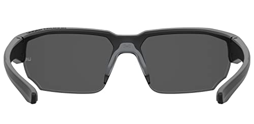 Under Armour Blitzing Wrap Around Sunglasses, Men's Sunglasses with Non-Slip Temples, Auto-Lock Hinges & Microfiber Pouch4