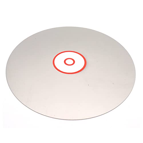 Rannb Flat Lap Wheel 1000 Grit 8-inch Outer Dia Diamond Coated Jewelry Polishing Tool