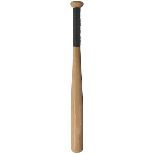 Heavy Duty Natural Wood Baseball Bat 32 Inches
