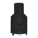 SIRUITON Patio Chiminea Cover - Durable, Weather-Proof Chimineas Fire Pit Cover , Heavy Duty 600D Oxford Water-Resistant chiminea outdoor fireplace Covers