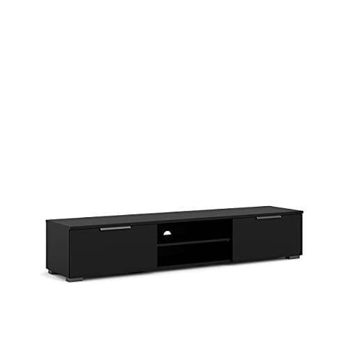 Tvilum TV Stand, Black Matte