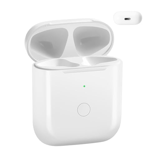 Custodia di ricarica wireless compatibile con AirPods 1 e 2,